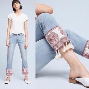 Anthropologie Pilcro Hyphen Boy Fit Crop Size 26